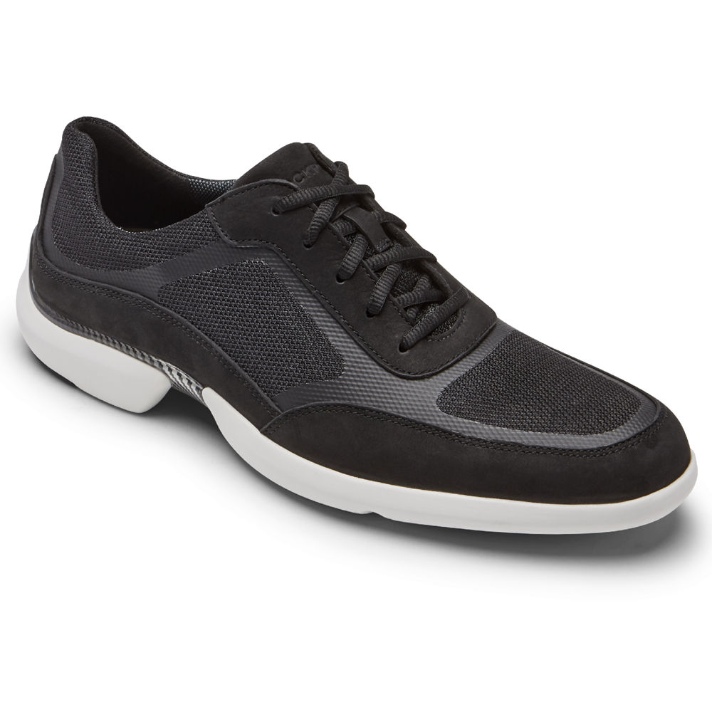 Zapatillas Rockport Hombre Mexico - Total Motion Advance Sport Mesh Shoe Negros - SEXMY1403